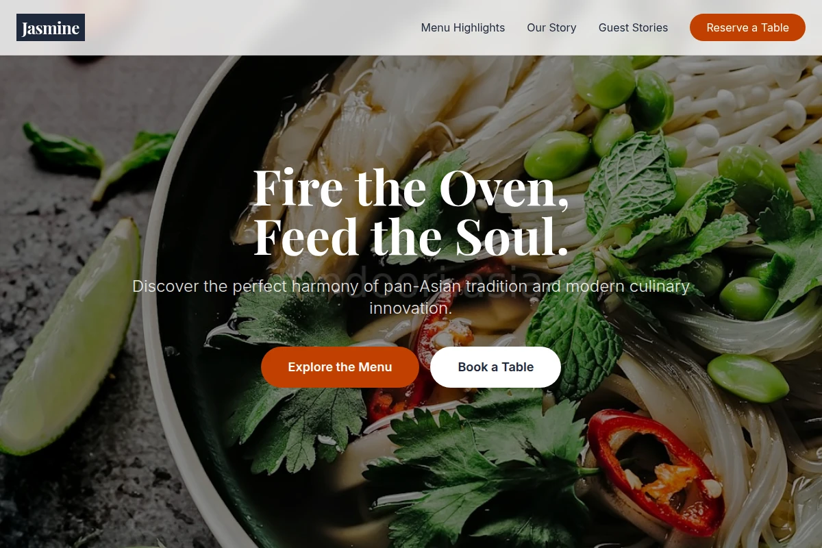 Jasmine Asian Fusion Food
