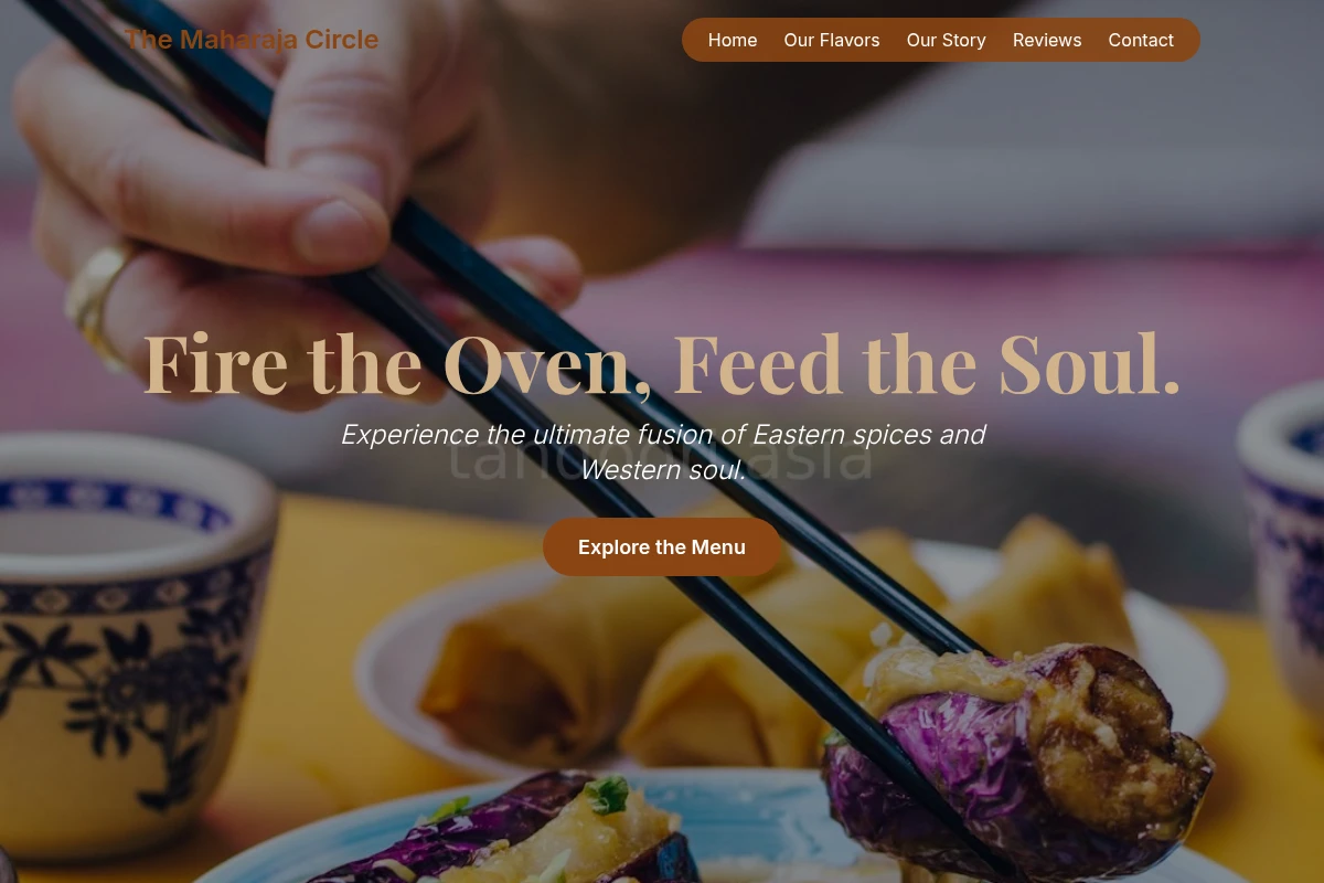 Fusion Asian Fusion Food