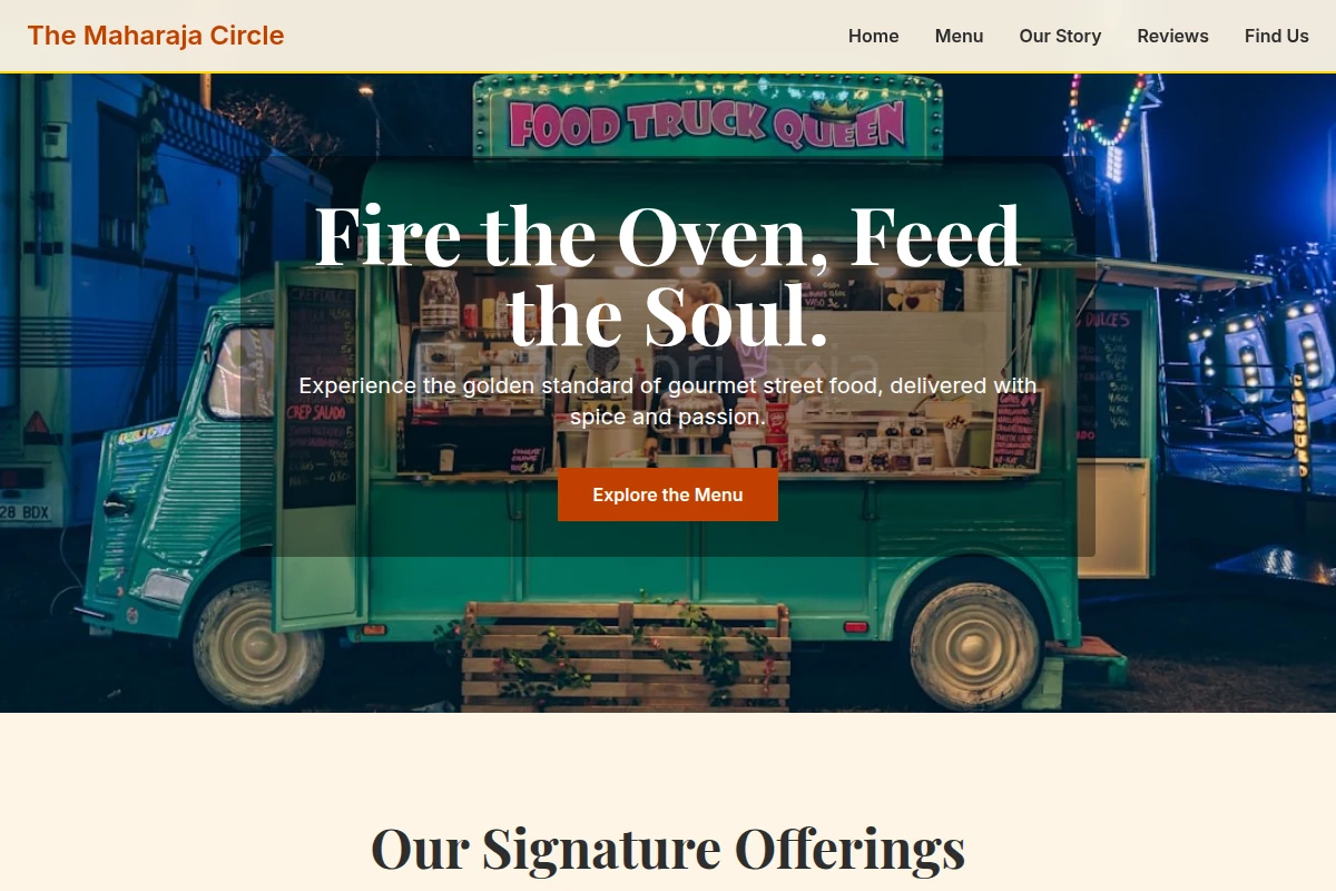Gold Food Truck