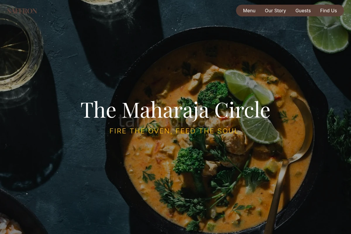 Saffron Indian Food