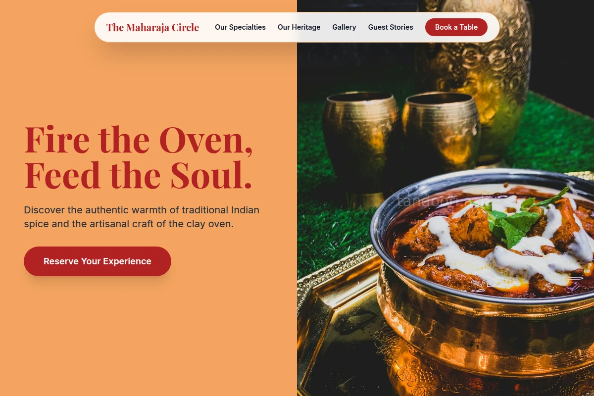 Zesty Indian Food
