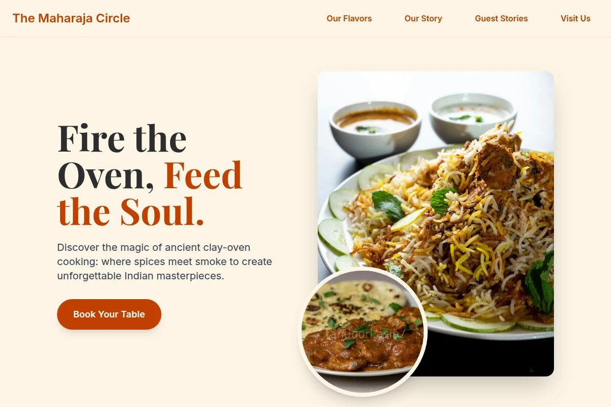 Clay Indian Food