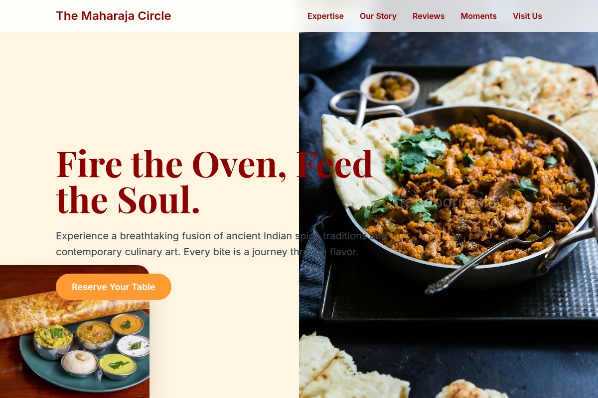 Fusion Indian Food